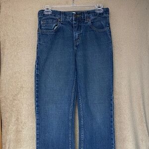 Signature by Levi Strauss Girls Straight Leg Jeans in Deep Blue